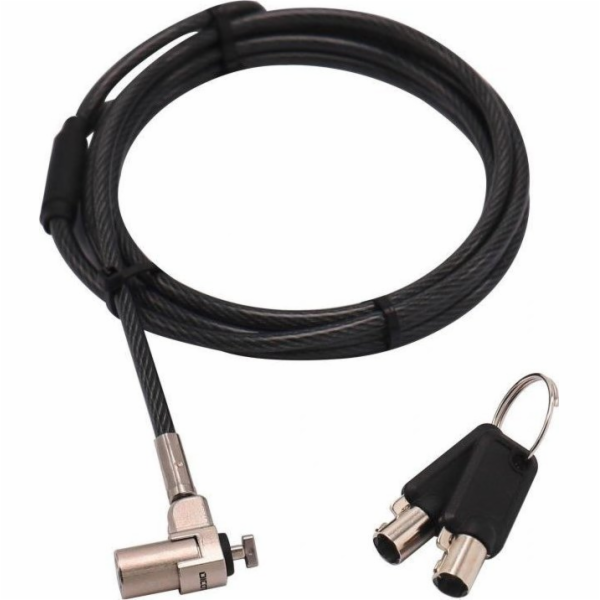 Dicota Ultratenký bezpečnostní kabel T-lock V2 s klíčem 3...