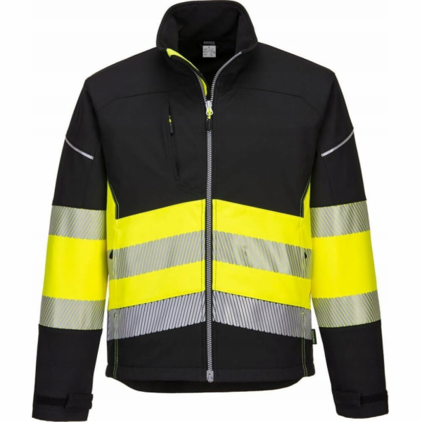 Portwest Hi-Vis softshellová bunda PW375BKY Velikost XXL