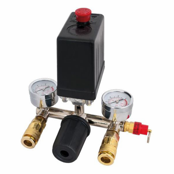 Airpress Reduktor tlaku + tlakový spínač + dva rychlospoj...