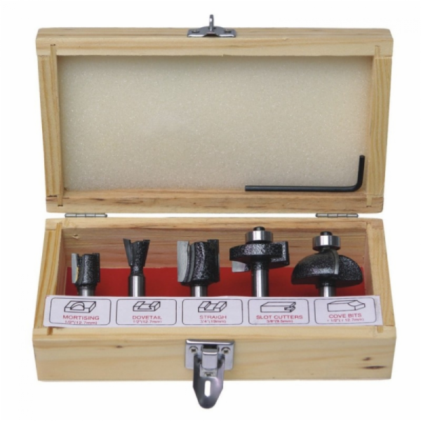 Dedra tvarované frézy na dřevo s karbidovými břitovými de...