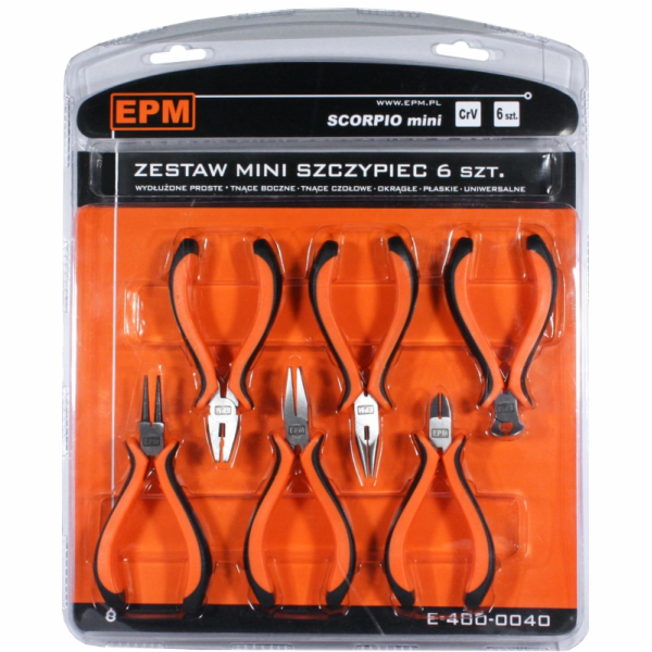 EPM Sada mini kleští 6dílná CRV Scorpio (E-400-0040)