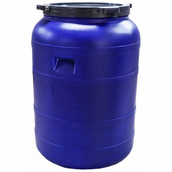 NoName Kulatý plastový sud o objemu 200 l, modrý