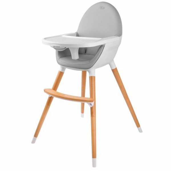 KinderKraft Fini 2v1 židlička na krmení šedá (KKKFINIGRY0...