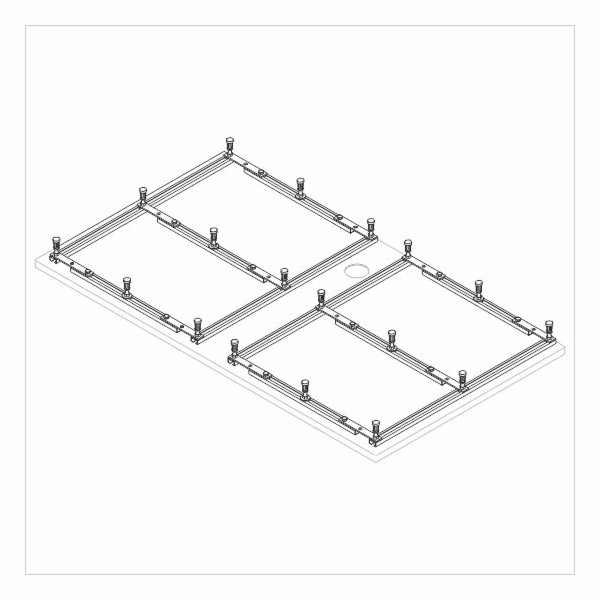 Sanplast Rám STS-084 pro obdélníkovou sprchovou vaničku (...