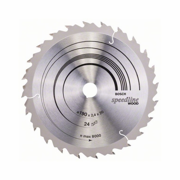 Bosch Pilový kotouč SPEEDLINE WOOD 190x2,4x20mm 24Z 2 608...