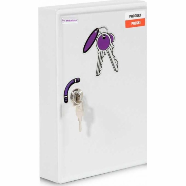 Metalkas Kovová skříňka s nastavitelnými závěsy pro 22 kl...