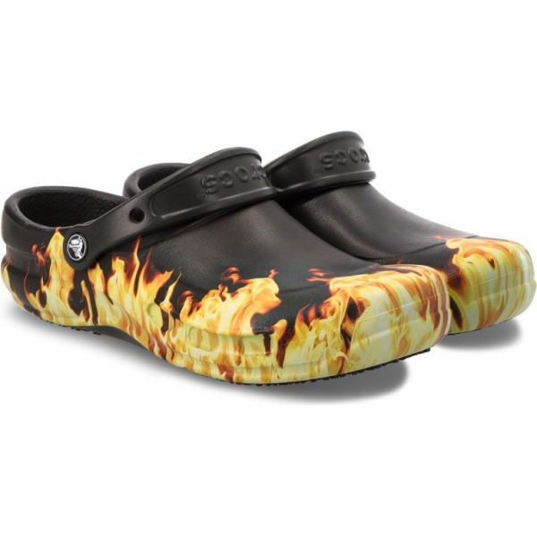 Crocs Pánské žabky Bistro Graphic Clog, černé, velikost 3...
