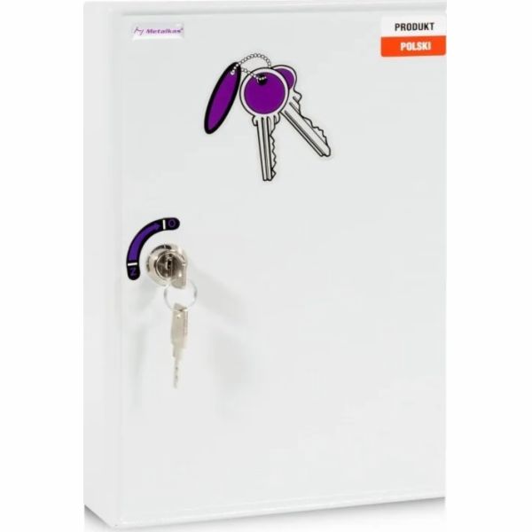 Metalkas Kovová skříňka s nastavitelnými závěsnými háky n...