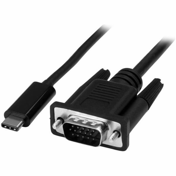 StarTech Kabel USB-C na D-Sub (VGA) 2m černý (CDP2VGAMM2MB)