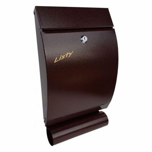 NoName A4WT hnědá poštovní schránka (SKL A4WT 137)