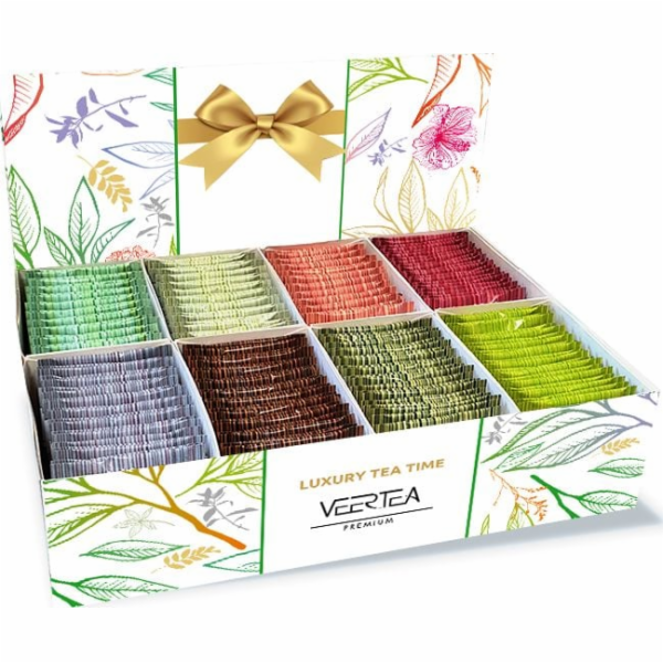 VEERTEA PREMIUM Sada 200 obálek (krabice/stojan)