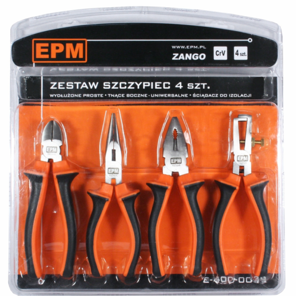 EPM Sada kleští Zango 4dílná 160mm CRV (E-400-0039)