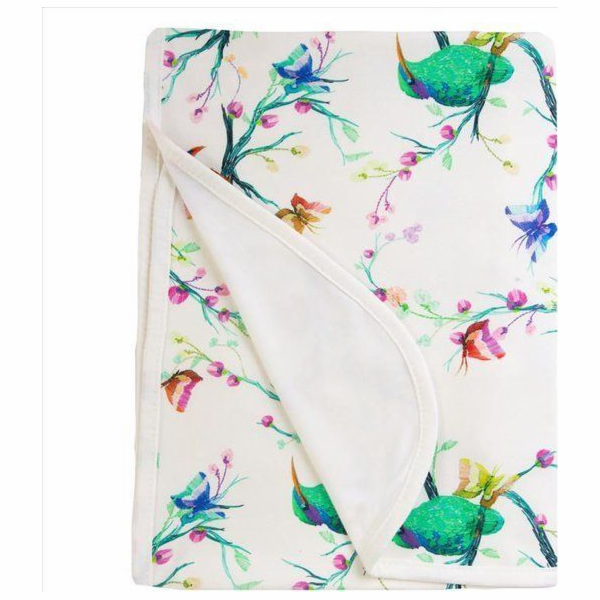 BabyMatex Oboustranná bambusová deka 75x100 bambus krémová