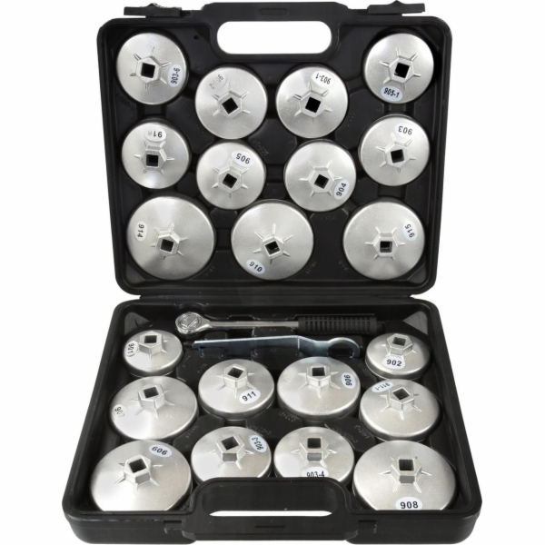 Geko Nástrčné klíče na filtry 23 kusů s ráčnou (5)