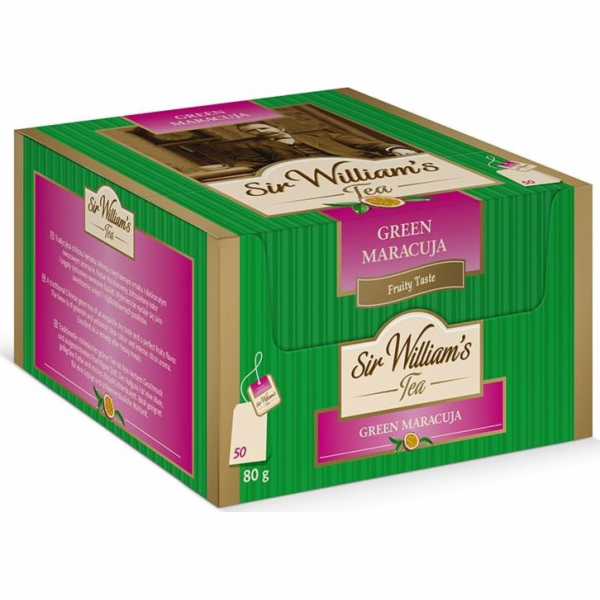 Sir Williams Zelený čaj Maracuja 50 sáčků
