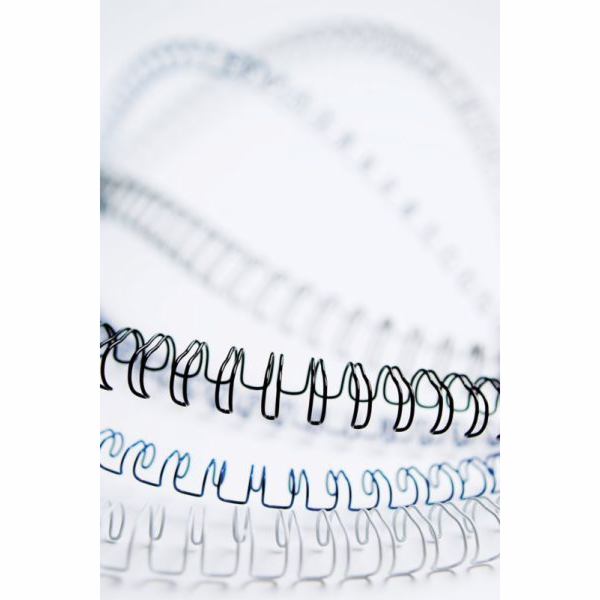 Fellowes Drátěné provázky s roztečí 3:1, 6 mm stříbrné, 1...