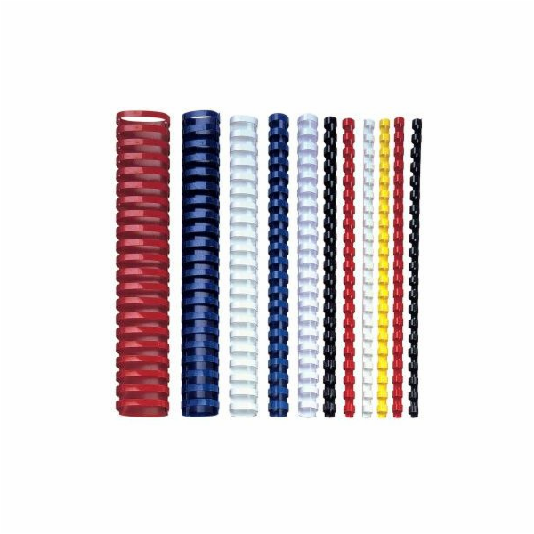 Argo Plastová vazba hřbet 22 mm, 50 ks, černá (36K034A)