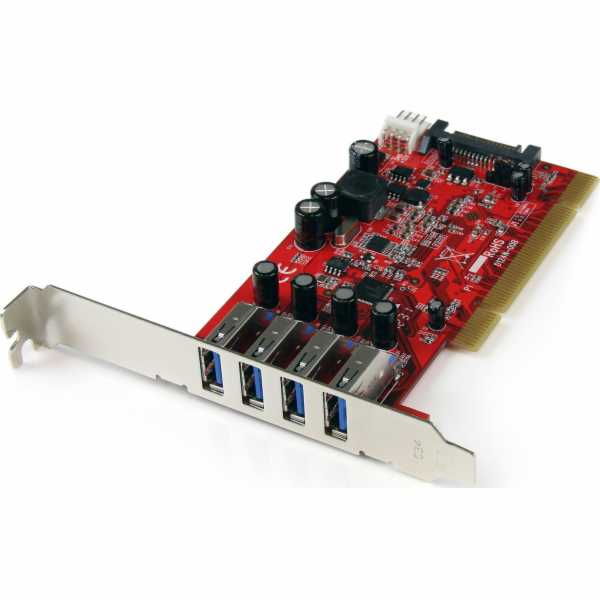 StarTech PCI řadič – 4x USB 3.0 (PCIUSB3S4)