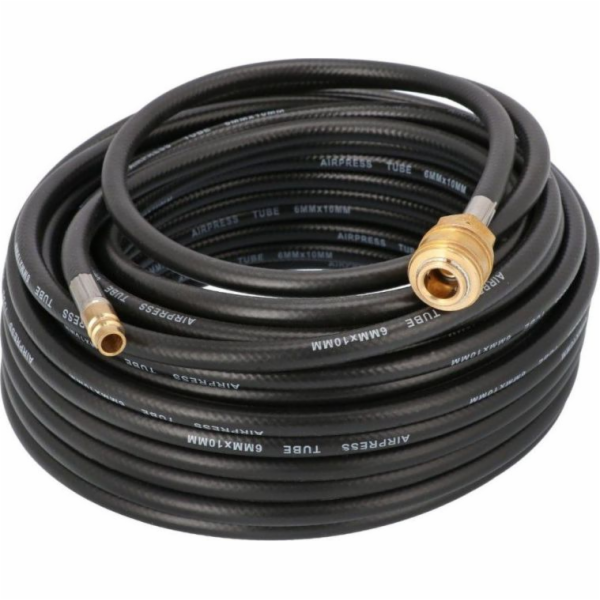 Airpress Pneumatická gumová hadice 10*6 mm 20 m s montáží