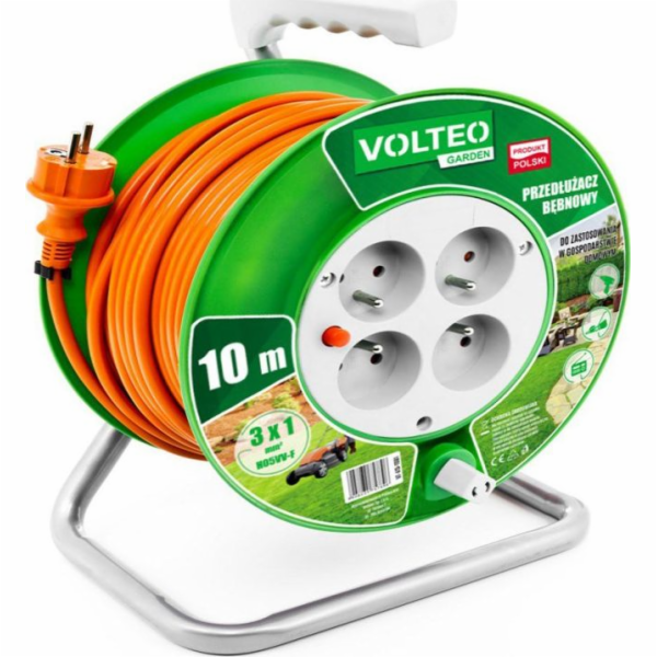 Volteo zahradní prodlužovací kabel na bubnu 10m H05VV-F 3...