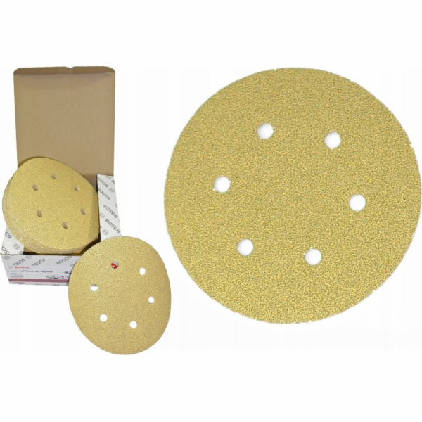 Bosch Kotouče 150 mm C450 gr.120, 50 kusů, 6 děr (2608621...