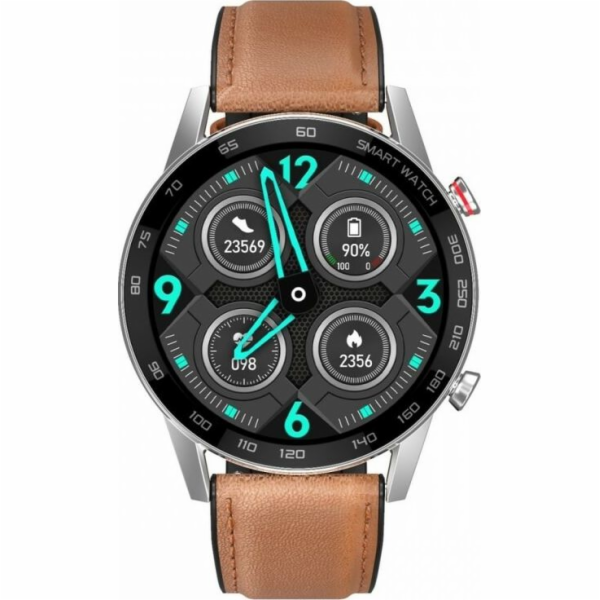 Oromed Chytré hodinky Smart FIT-4 hnědé (ORO-SMART FIT 4)