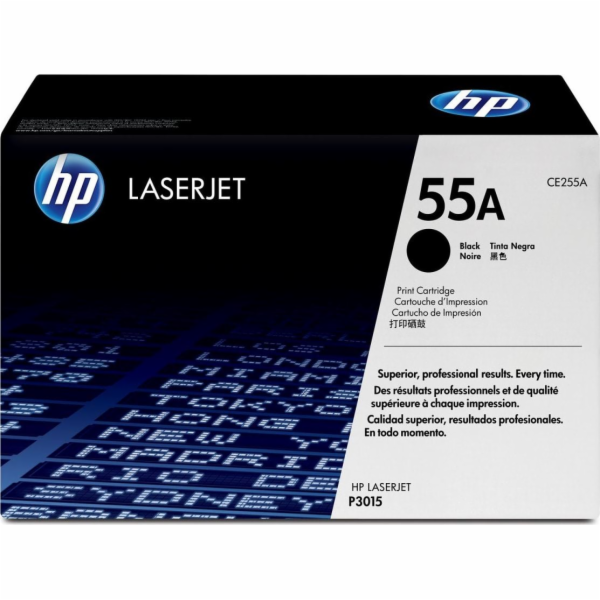 HP Originální černý toner 55A (CE255A)