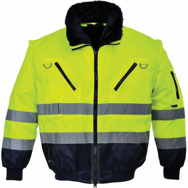 Portwest Pj50 Portwest Hi-Vis Bomber Jacket 4v1 XL