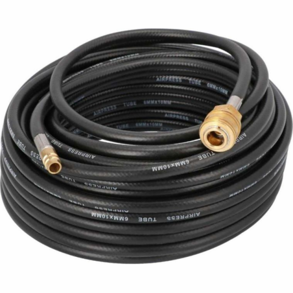Airpress Pneumatická gumová hadice 10*6 mm 15 m s montáží