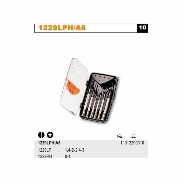 Beta Tools Sada přesných šroubováků 1229LP+1229PH 6dílná ...