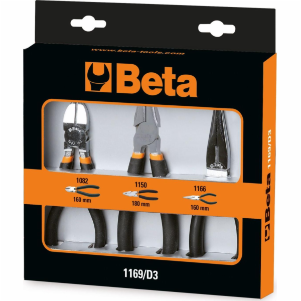 Beta Tools Sada univerzálních kleští TN.CR 3dílná 1169/D3...