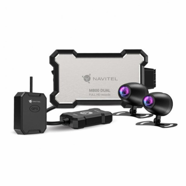 Navitel Motocyklový videorekordér M800 DUAL Full HD, Sony...