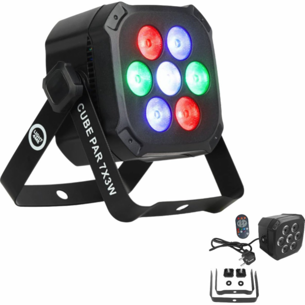 LIGHT4ME CUBE PAR 7X3W par reflektorové osvětlení pódia R...