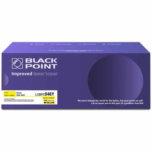 Black Point Toner Canon CRG-046Y, originální, [LCBPC046Y]