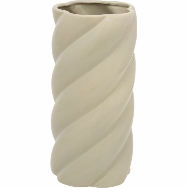 Atmosphera&nbsp;Keramická&nbsp;váza,&nbsp;vlnitá,&nbsp;béžová&nbsp;a&nbsp;zelená,&nbsp;Coby,...