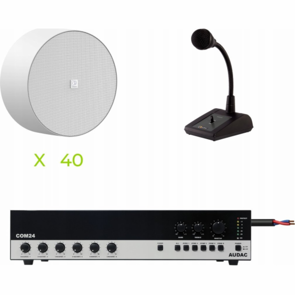 Audac Nástěnný reproduktor ML NELO706VI/W, 6,5" bílý