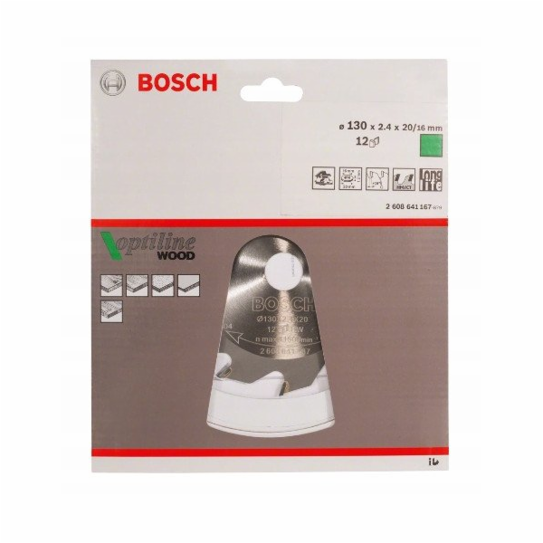 Bosch PILOVÝ KOTOUČ OP WO H 130x20-12