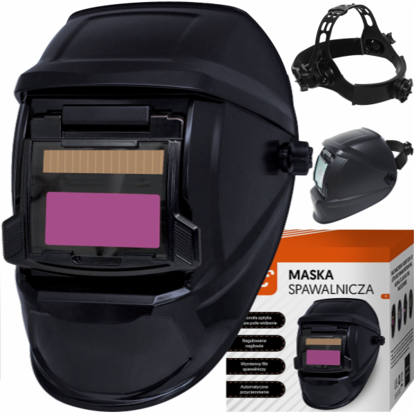 EasyTouch Svářečská maska TIMBER s automatickým zatemňová...