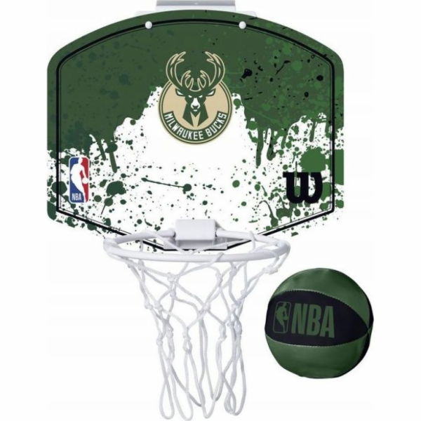 Wilson NBA Team Milwaukee Bucks Mini Hoop WTBA1302MIL Zel...