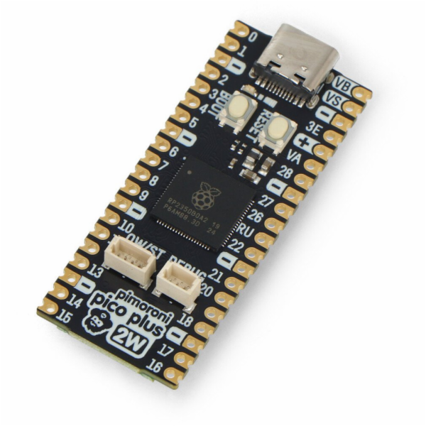 PiMoroni Pico Plus 2W - deska s mikrokontrolérem RP2350B ...