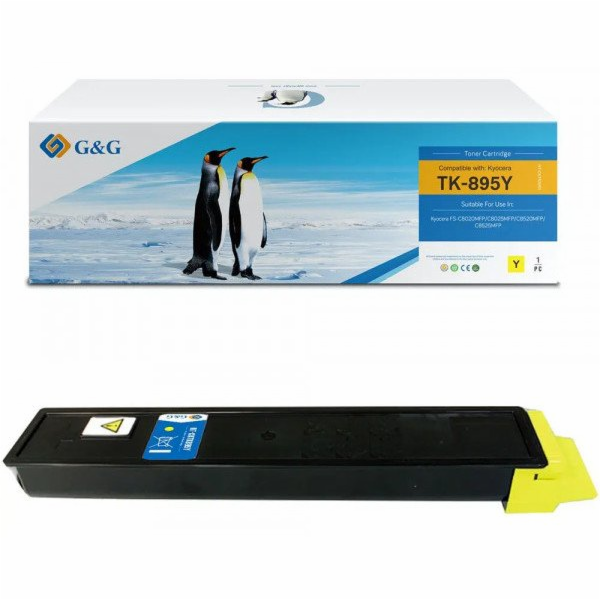 G&G Toner kompatibilní s pro Kyocera TK895Y, NT-CKTK895Y,...