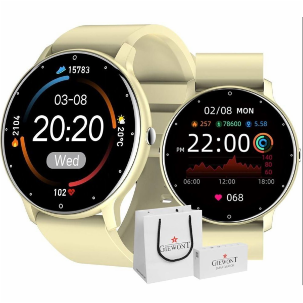 Giewont Chytré hodinky Sport Around GW120-6 - slonovinový...