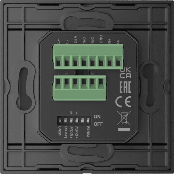 Audac Nástěnný modul ML WP210/B, XLR mikrofon + 3,5mm jac...