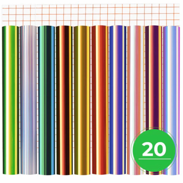 xTool Samolepicí vinyl - holografický - 20 ks -