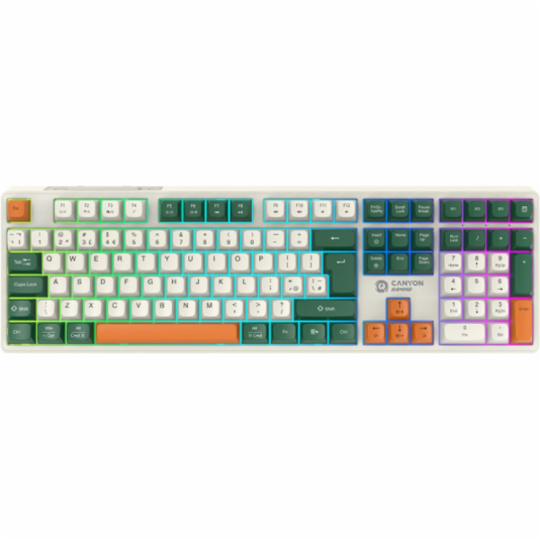 Canyon Klávesnice Shadder GKW-11 Mech RGB UK/US Bezdrátov...