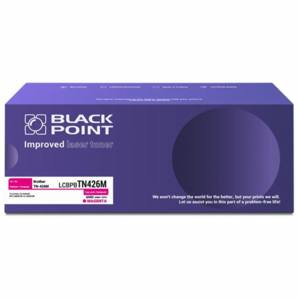 Black Point Tonerová kazeta Brother TN-426M, originální, ...