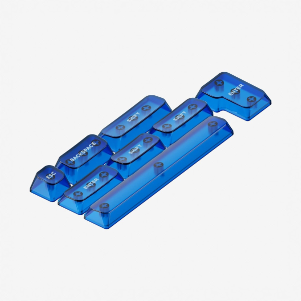 Nuphy - Krystalové krytky kláves mSA pro PC, mystic indigo