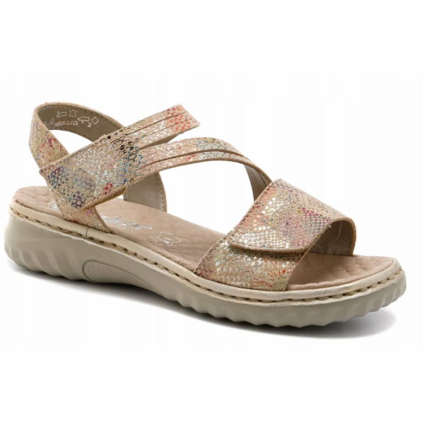 Rieker&nbsp;Sandály&nbsp;60464-90&nbsp;Béžová&nbsp;37