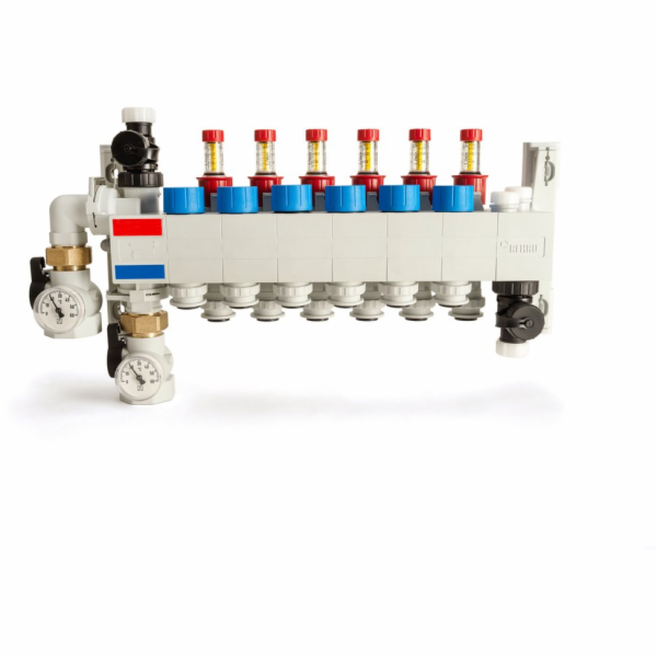 Rehau Polymerový rozdělovač RAUTHERM SPEED HKV-P 3 se 17p...