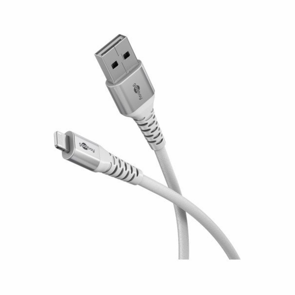 Goobay Kabel Lightning na USB-A 2m bílý (74512)
